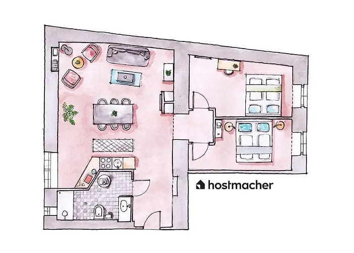 Spacious 2br By Metro And Center By Hm Apartment *